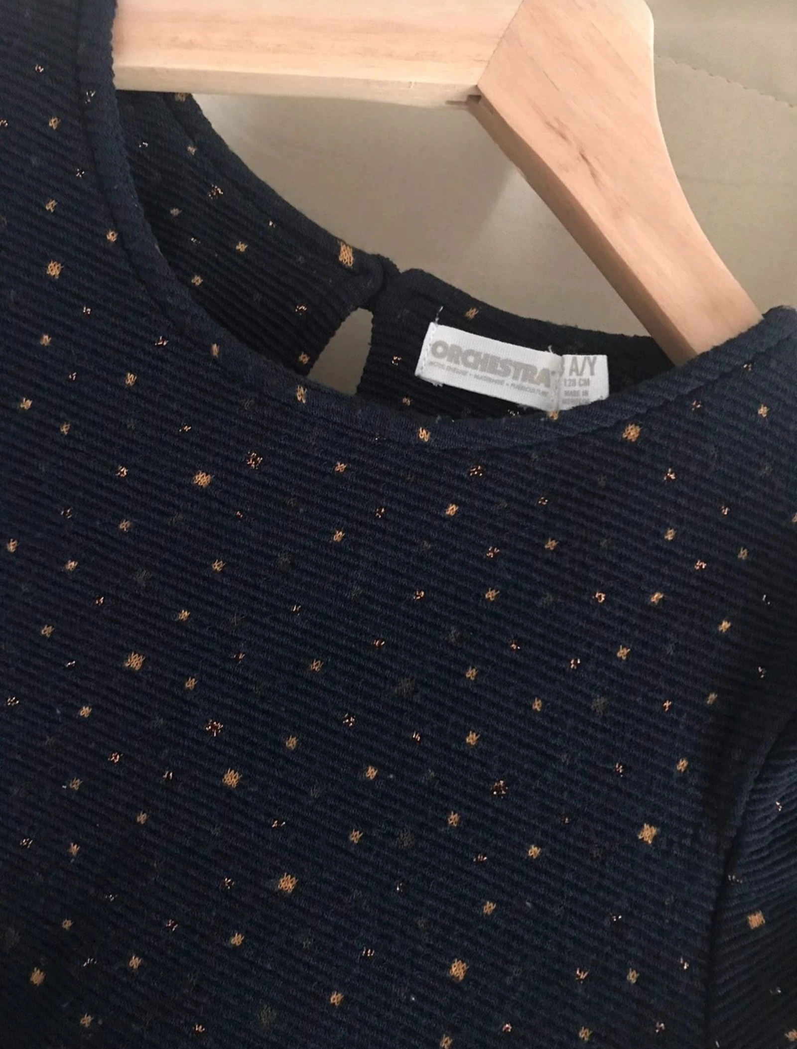 🌟Robe Orchestra marine & cuivrée – 8 ans- Très bon état - idéale mi-saison 🌟